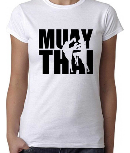 Remera Mujer Muay Thai 100% Algodón Calidad Premium