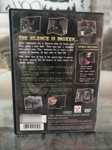 Silent Hill 2 Greatest Hits Playstation 2 Excelente Estado (Usado)