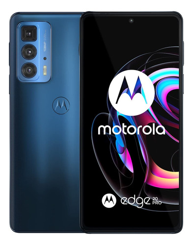 Celular Motorola Edge 20 Pro 256gb + 12gb Ram Azul! Clase A! (Reacondicionado)