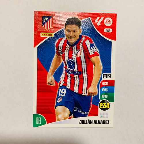 Carta Julian Alvarez Adrenalyn Laliga 2024-25 Importada