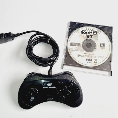 287- Console Sega Saturn Tectoy Funcionando Perfeitamente Preto (Usado)