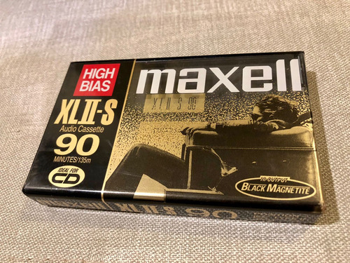 Cassette Maxell Xll - S 90 Minutos, Cinta Tipo Ii, Sellado