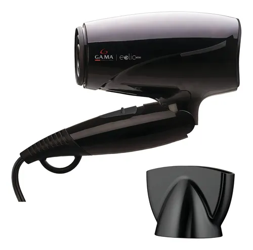 Secador De Pelo Gama Eolic Mini 1600w Plegable Viaje Negro