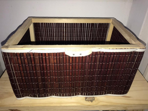 Mesa Quesera Arrime Pino 1 Mt Estantes Con 2 Canastos Junco