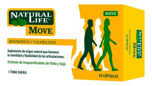 Natural Life Move Movimiento Y Flexibilidad X 30 Cápsulas