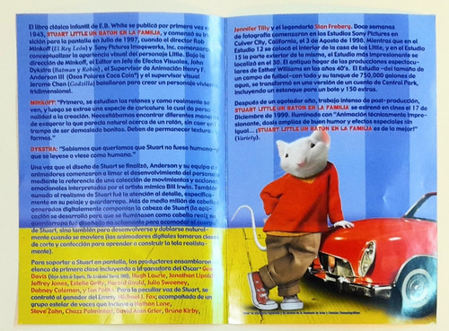 Dvd Stuart Little Un Ratón En La Familia 2000 (Usado)