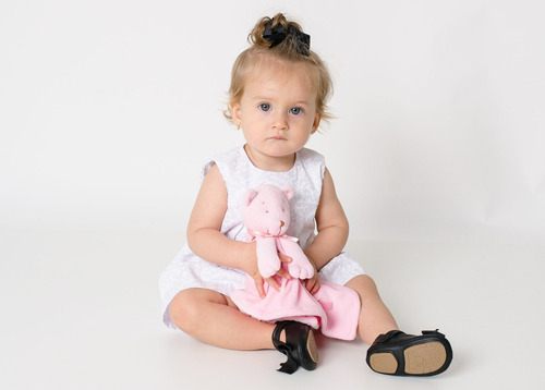 Naninha Para Bebe Cheirinho Menina Pelúcia Rosa