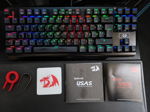 Teclado Gamer Redragon Mecánico K553 Usas Rgb Outemu Red