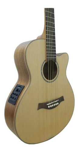 Violão acústico Marquês VAEQ-03 para destros natural verniz fosco