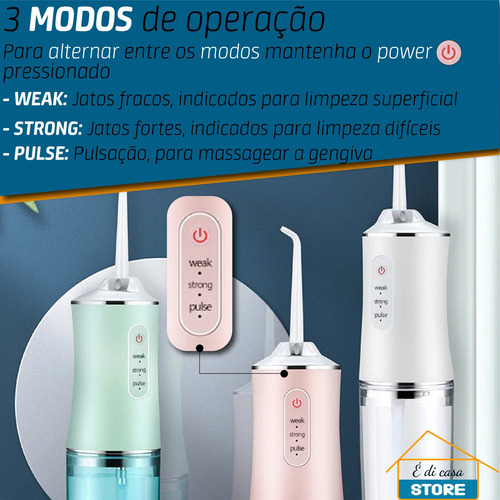Imagem 4 de 7 de Irrigador Dental Higienização Eficiente De Fácil Manuseio