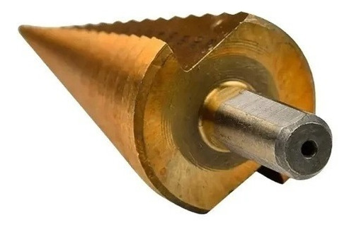 Imagen 3 de 3 de Set 3 Broca Conica Escalonada 4 A 32 Mm Paso A Paso