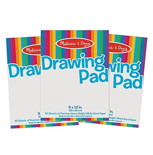 Melissa And Doug Drawing Paper Pad (9 X 12 Pulgadas) - 50 Ho
