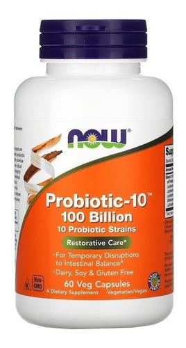 Now Foods | Probiotic-10 Restorative | 100 Billion | 60 Vcap