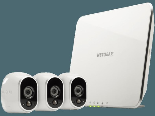 Arlo Sistema De 3 Cámara De Seguridad Inalámbrica Hd Batería