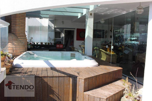 Imagem 10 de 18 de Imob01 - Cobertura 172 M² - Venda - 3 Dormitórios - 1 Suíte - Centro - São Bernardo Do Campo/sp - Co0079