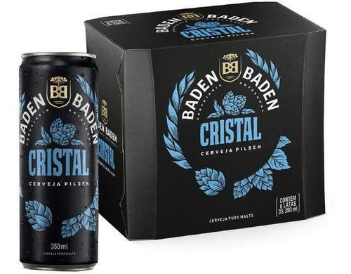 Cerveja Baden Cristal Lata 350ml