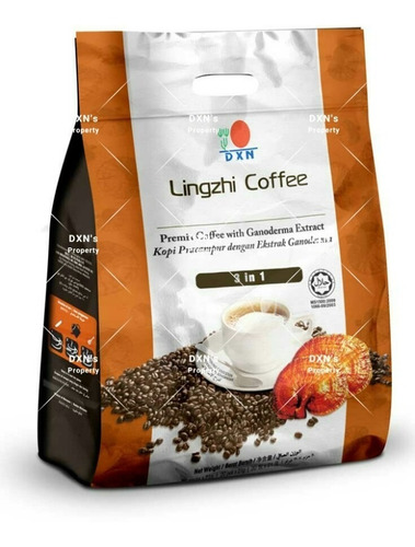 Café Lingzhi 3 En 1 Dxn (café + Crema De Leche + Ganoderma)