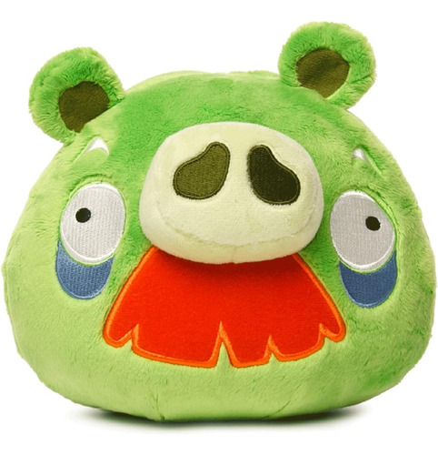 ~? Mighty Mojo Angry Birds - Moustache Pig - 8 Inch Collecti