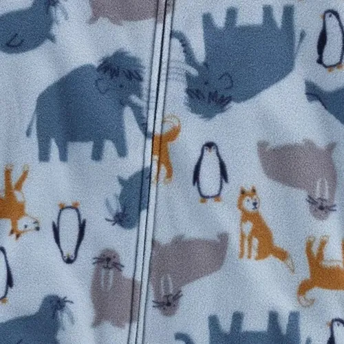 Pijama Térmica Bebé Carters Set X2 Osito Y Safari Fleece