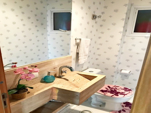 Imagem 4 de 14 de Apartamento Mobiliado 150m² 3 Suites 3 Vagas Vl Rosália