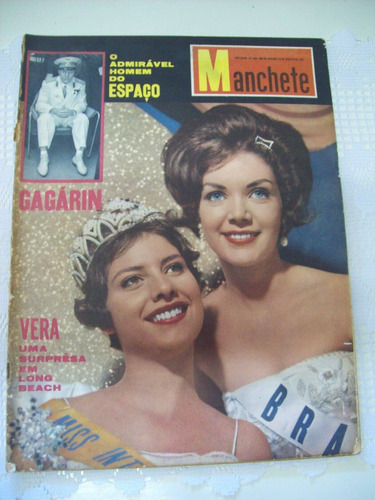 Manchete Nº 486: Miss Vera Maria Em Long Beach - Gagárin