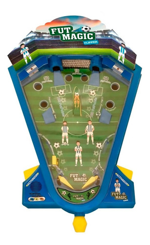 Juego Fut Magic Tablero Futbol Flipper Luz Y Sonido Cadia