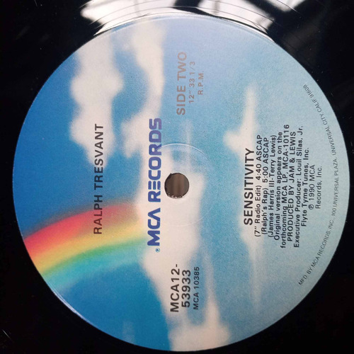Ralph Tresvant Sensivity Vinyl,lp,acetato Imp (Usado)