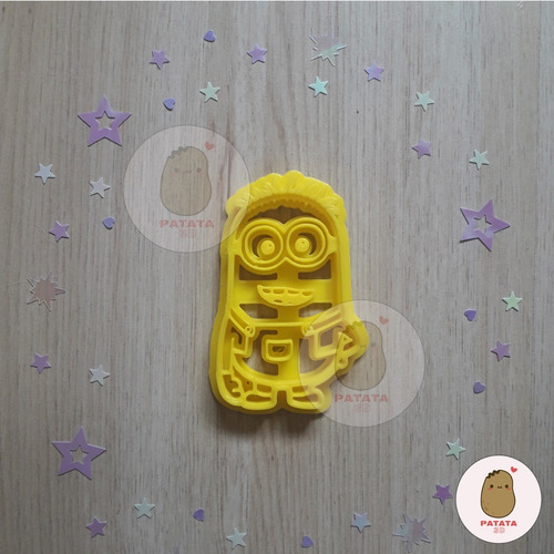 Cortante Gru Y Minions Nace Un Villano Molde Sello X4 Uni.