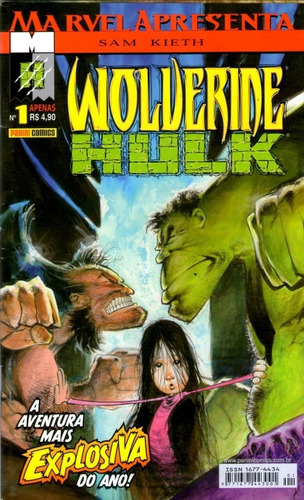 Hq Gibi Marvel Apresenta 1 Wolverine Hulk Ed. Panini