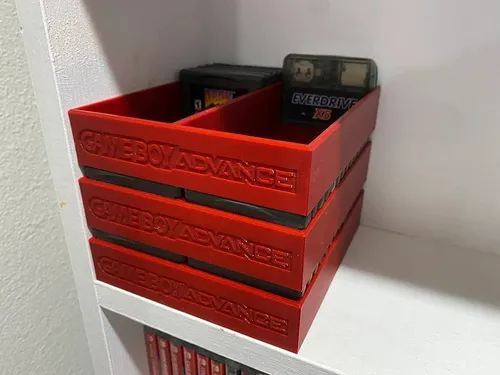 comprar Estojo Organizado Para Cartucho De Game Boy Advance Caixa