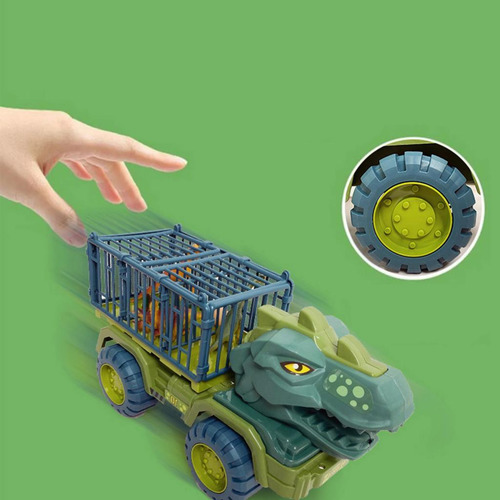 2 Dinosaurios Transporte Coche Coches Juguetes Juego Para
