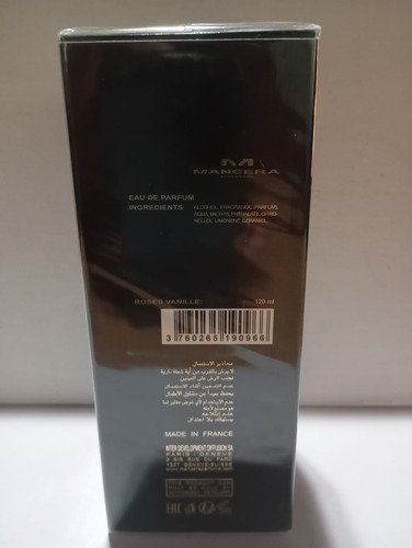 Mancera Roses Vainilla Eau De Parfum 120 Ml.