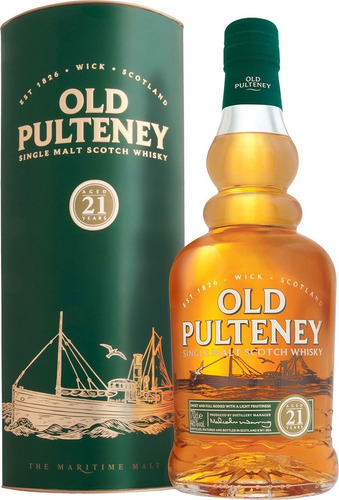 Whisky Single Malt Old Pulteney 21 Años 46% Origen Escocia.