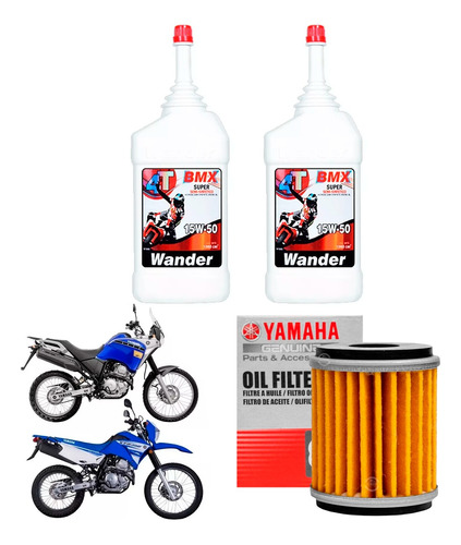 Kit Service Xtz 250 Ybr 250 Tenere 250 Wander + Filtro Sia+