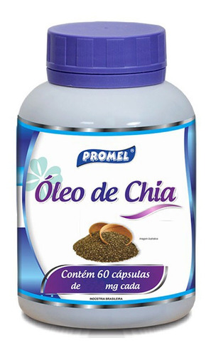 Óleo De Chia - Promel - 60 Capsulas 500mg