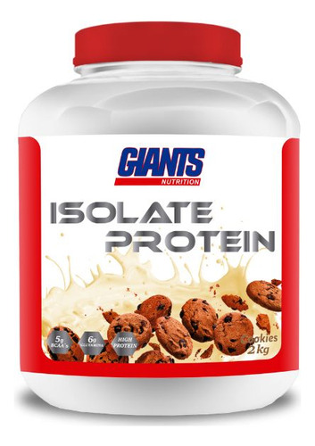 Whey Isolate Protein 2kg Cookies - Giants Nutrition