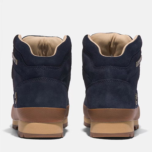 Bota Borcego Hombre Timberland Euro Hiker Nobuck Azul