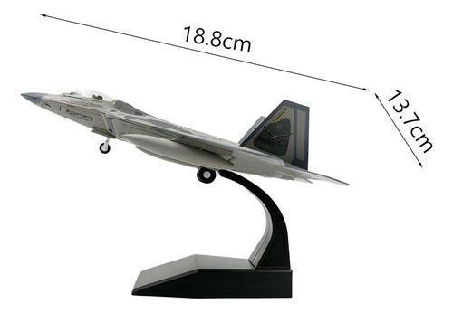 L Modelo De Avião Fundido 1/100, Avião De De Ataque,