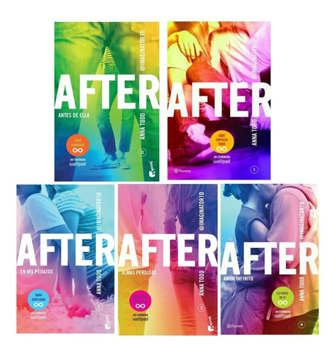 Saga After 5 Libros 0,1,2,3,4 + Regalo + Envió Gratis