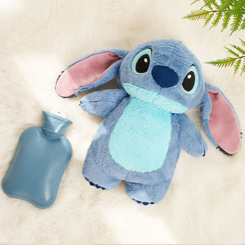 Calientepeluche Stitch Peludo Botella Térmica De Agua