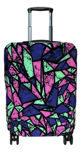 Avanti Funda Maleta viaje protector equipaje con bolsa de seguridad color geométrico colores grande
