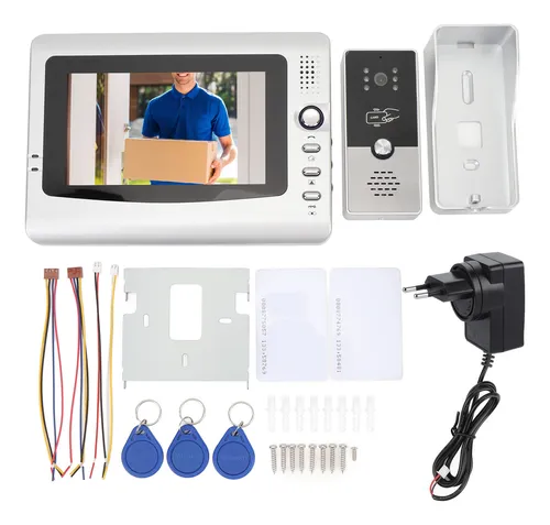 comprar Sistema De Intercomunicación De Vídeo Con Cable Negro Con No