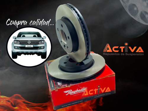 Imagen 4 de 6 de Discos Y Pastillas Amarok 2.0 Tdi Delanteros Raybestos