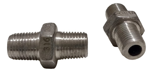 Entrerosca 1/4 Pulgada Acero Inoxidable 316