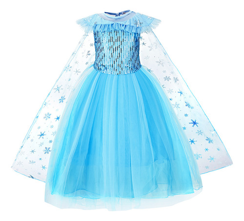 Disfraz De Princesa De Las Nieves, Conjunto Completo De Acce