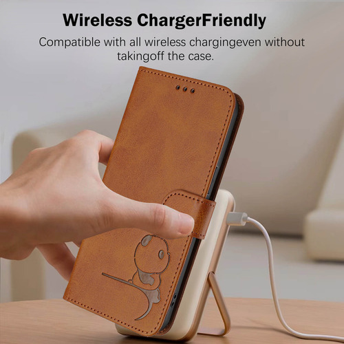 Funda Tipo Cartera Con Temática De Panda Para Cubot Note 40/p50/a10/a20/a30/max 5, Cierre Magnético, 3 Ranuras Para Tarjetas, A Prueba De Golpes
