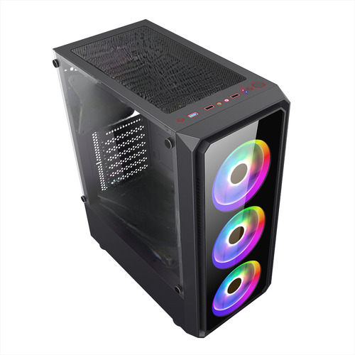 Gabinete Gamer Jalatec Jt-lx76 Atx Tg Argb