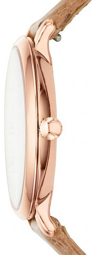 Fossil Jacqueline Leather Es3487 ¨¨¨¨¨¨¨¨¨¨¨¨¨¨¨¨¨¨dcmstore Color Del Fondo Blanco Color De La Correa Beige Color Del Bisel Oro Rosa