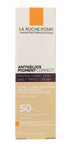Anthelios Pigment Correct (claro) Fps50+ 50ml La Roche Posay