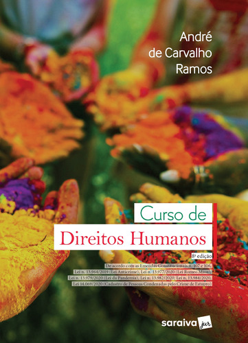 Curso De Direitos Humanos - 8ª Edição 2021, de Ramos, Andre De Carvalho. Editora Saraiva Educação S. A., capa mole em português, 2021